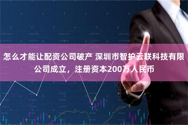 怎么才能让配资公司破产 深圳市智护云联科技有限公司成立，注册资本200万人民币